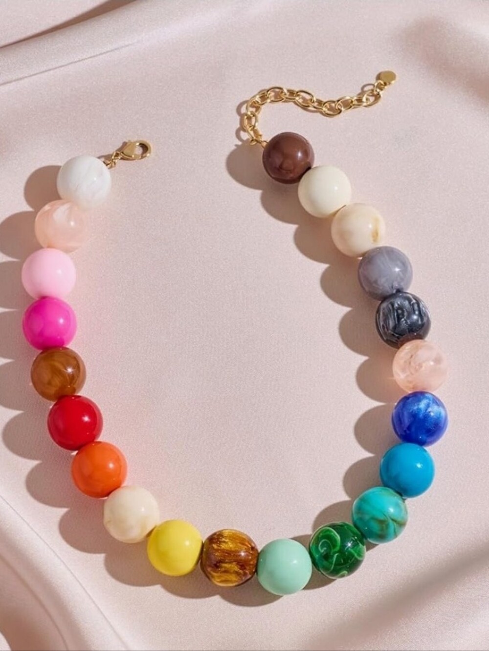 NWOT Chunky Bead Necklace